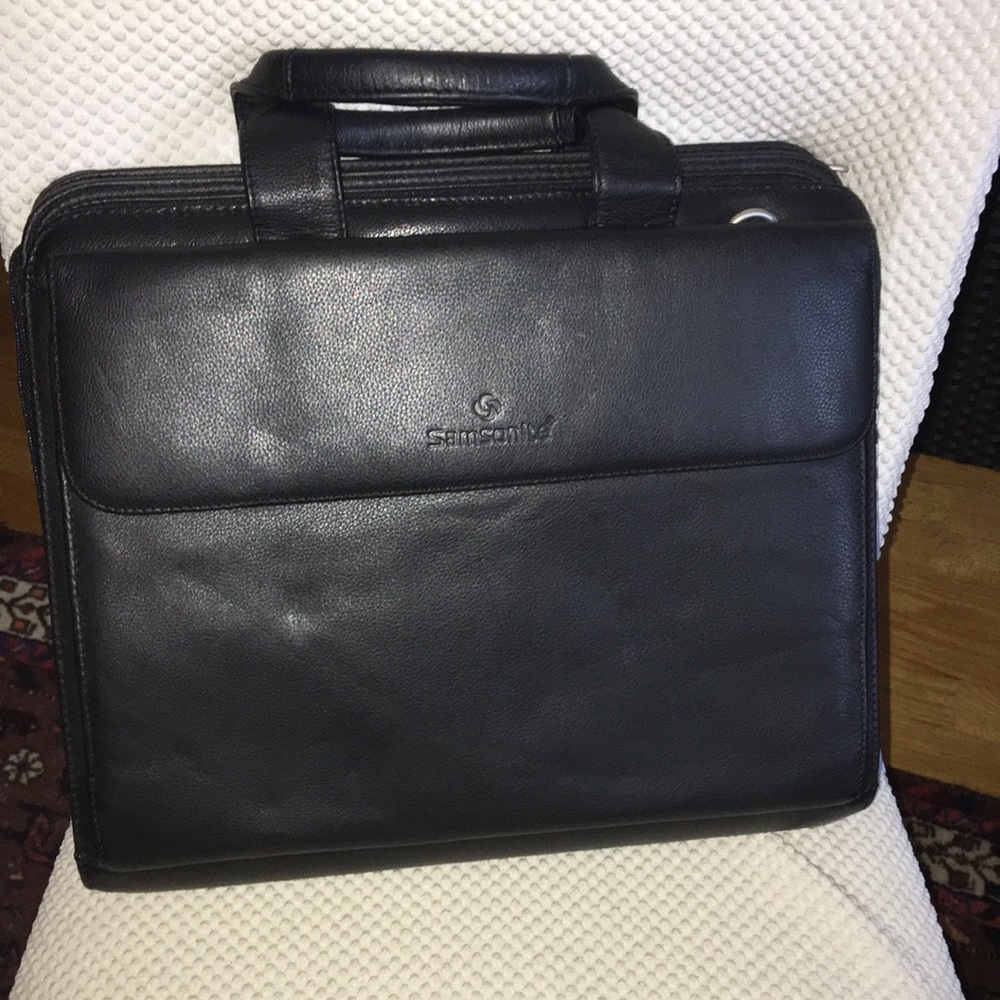 Leather Samsonite Laptop Bag